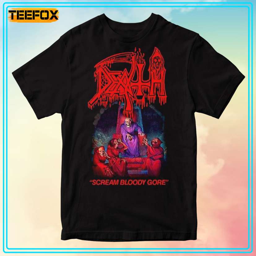 Death - Scream Bloody Gore Album 1987 T-Shirt