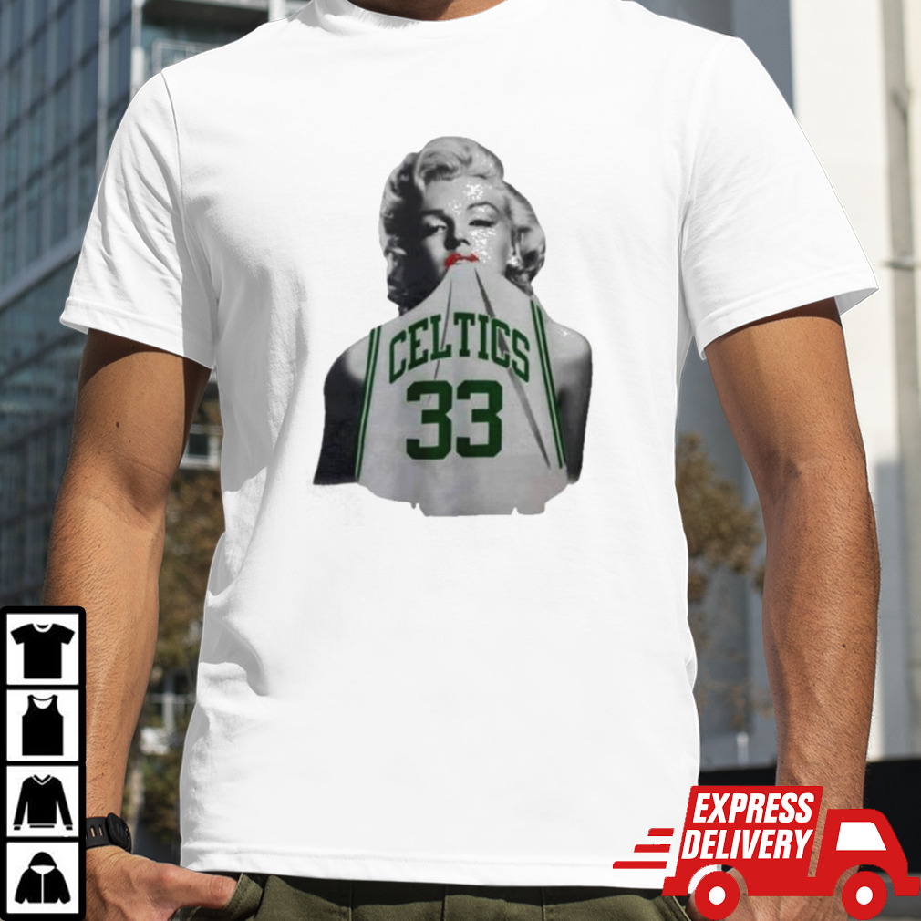 Marilyn Monroe Boston Celtics T Shirt