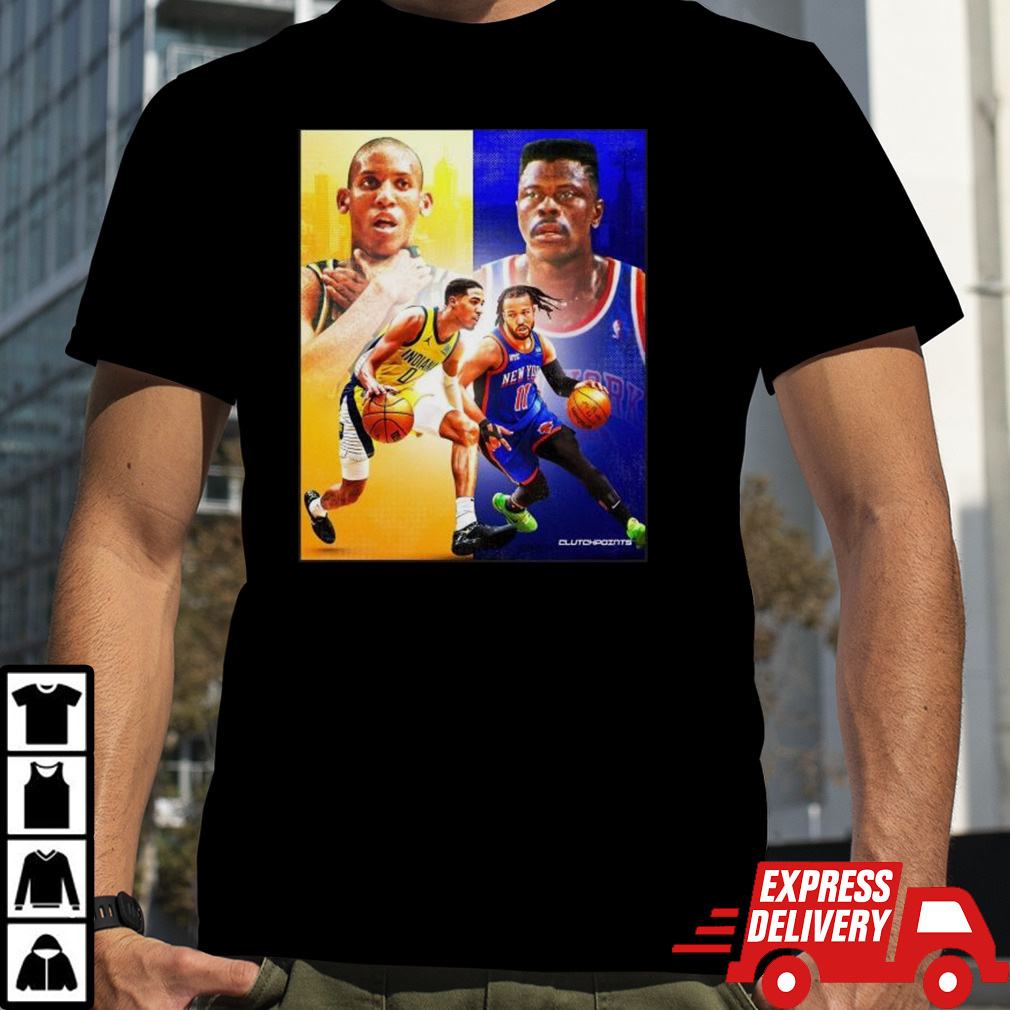 The 90s All Over Again Tyrese Haliburton Indiana Pacers And Jalen Brunson New York Knicks NBA Unisex T-Shirt