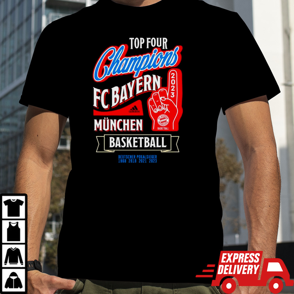 Top Four Champions FC Bayern München Basketball Shirt