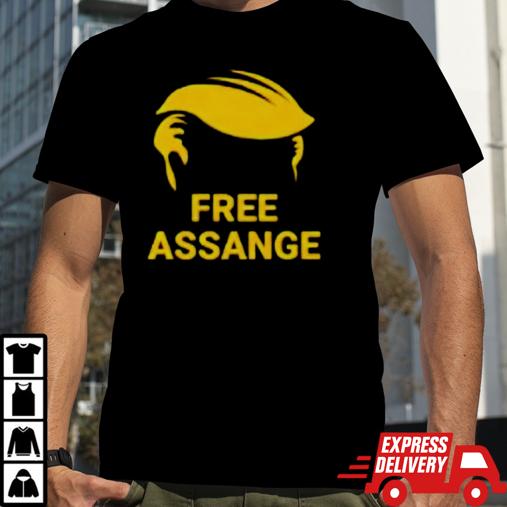 Trump free assange shirt