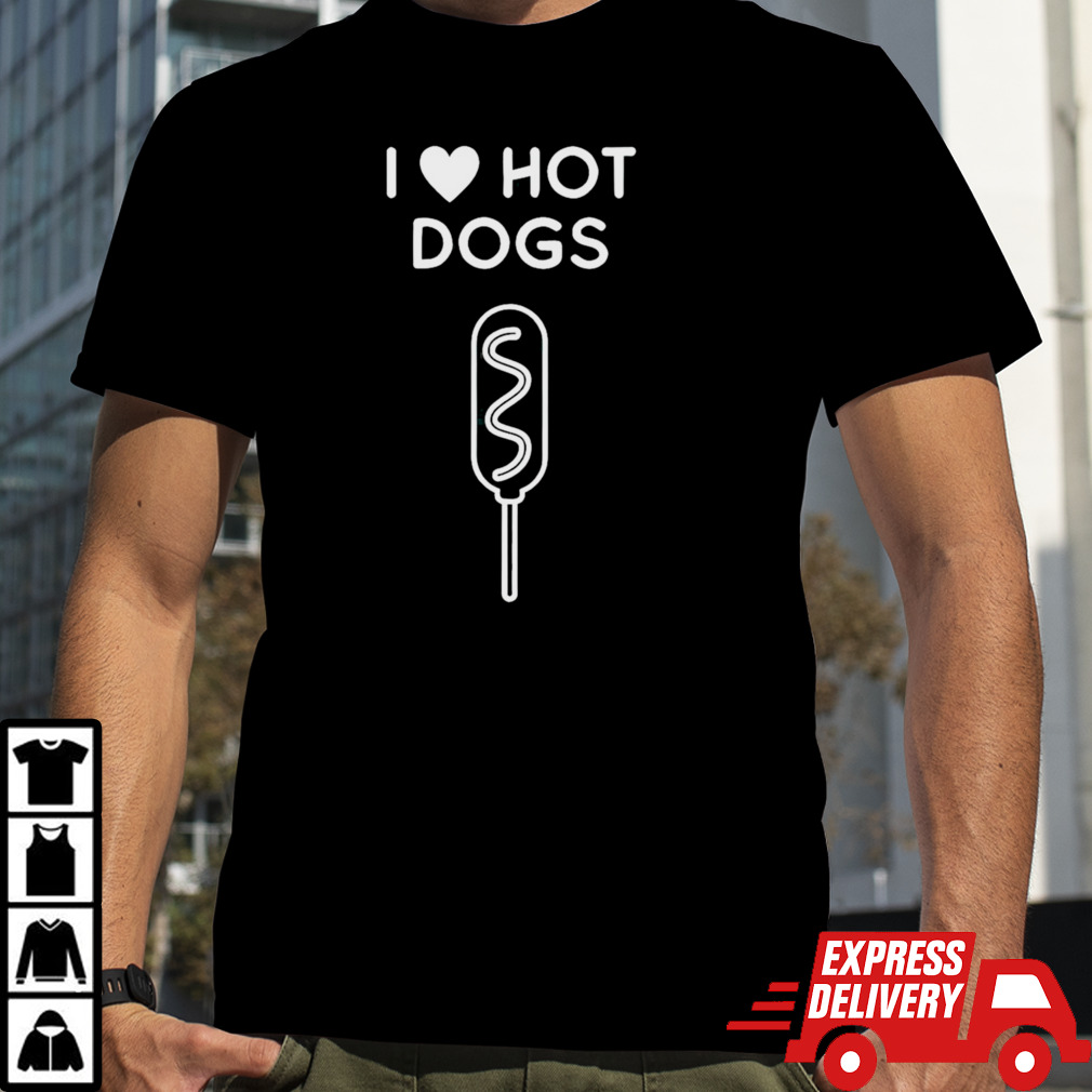 Aaron Reynolds I Heart Hot Dogs Shirt