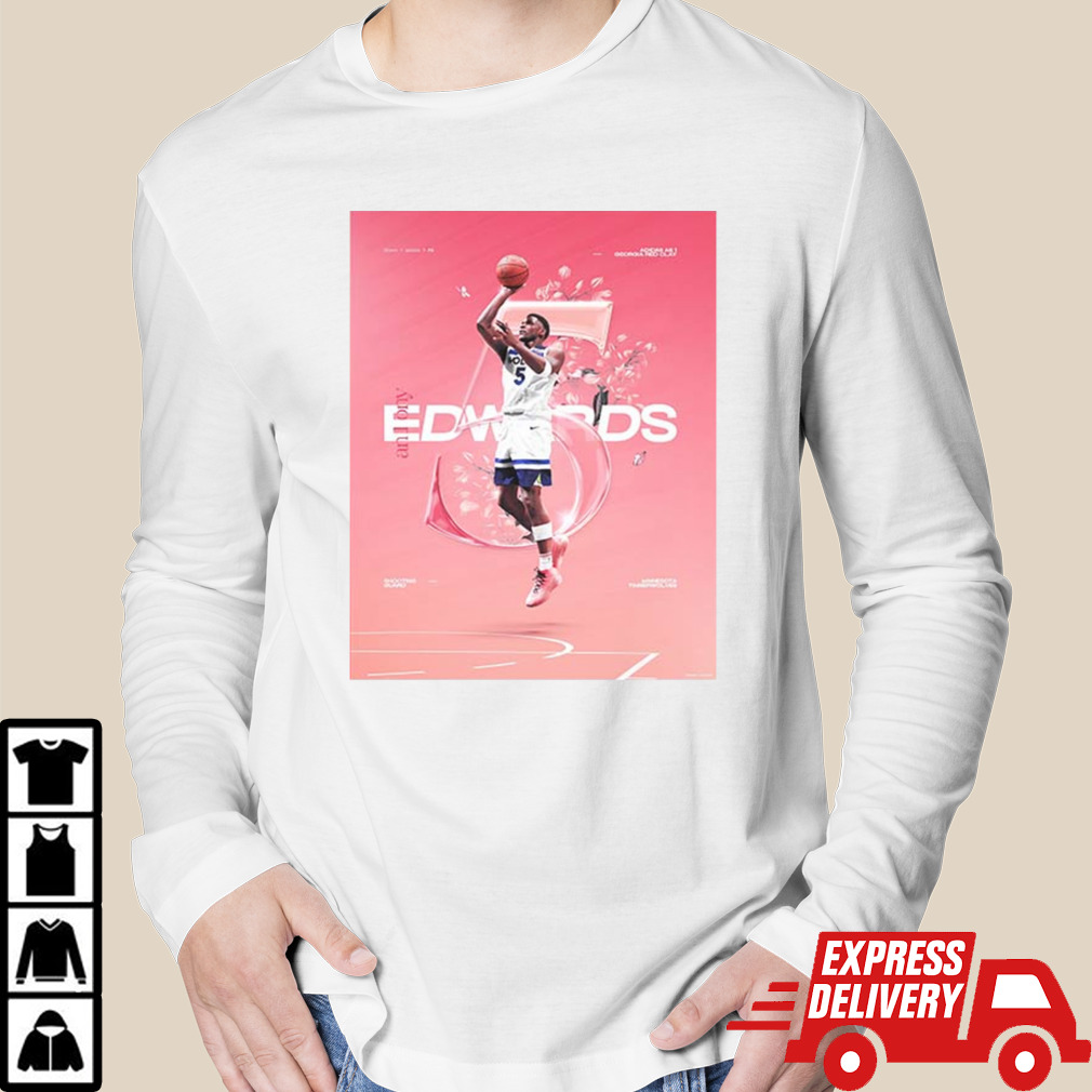 Anthony Edwards Adidas AE1 Georgia Red Clay Shooting Guard Unisex T Shirt