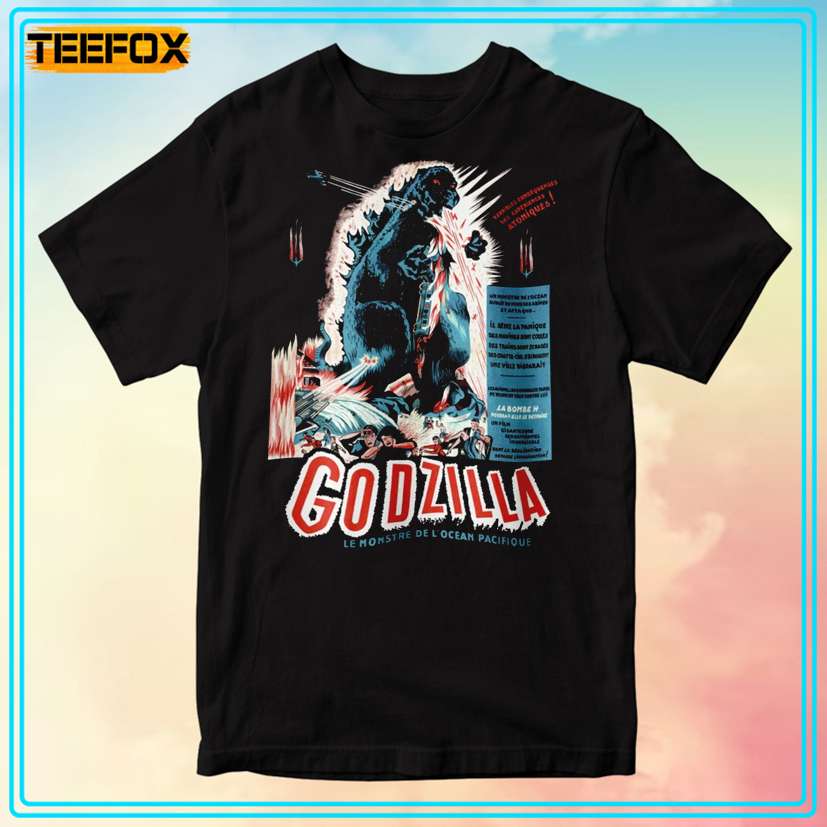 Godzilla French Movie Poster T-Shirt