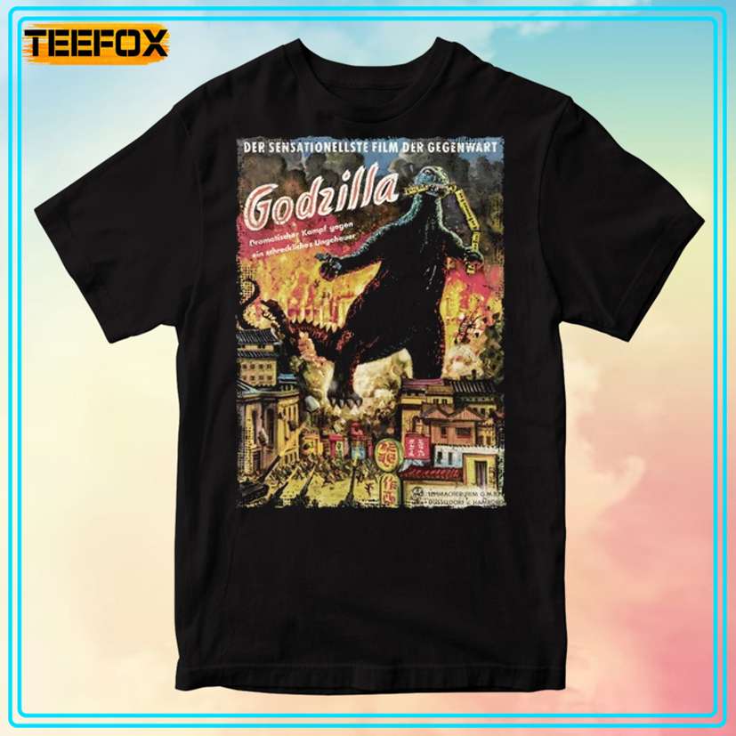 Godzilla German Movie Poster T-Shirt