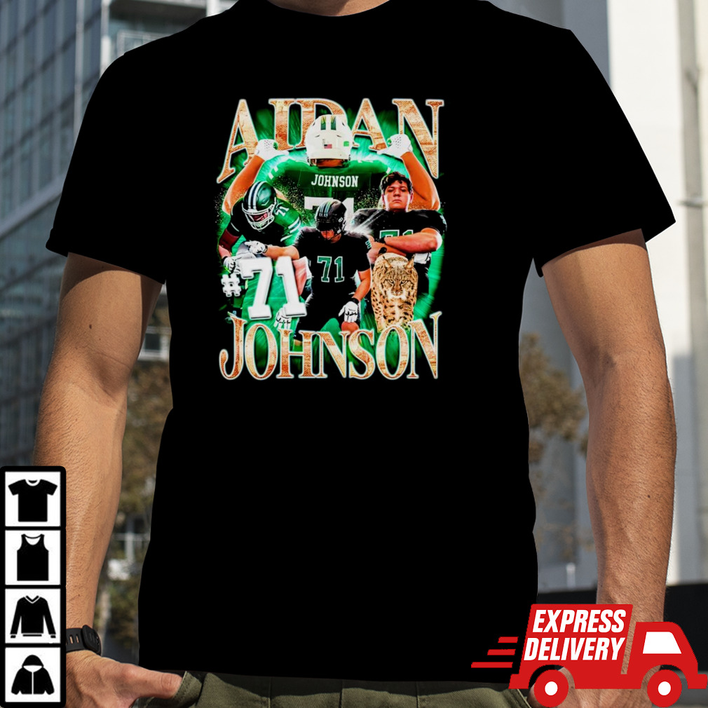 Aidan Johnson Ohio Bobcats 71 shirt