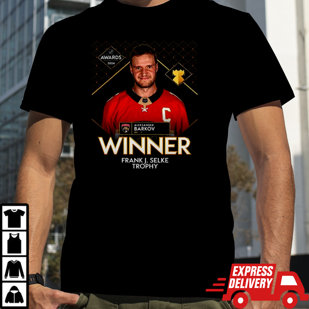 Aleksander Barkov Is The Winner Of The Frank J. Selke Trophy NHL Awards 2024 shirt