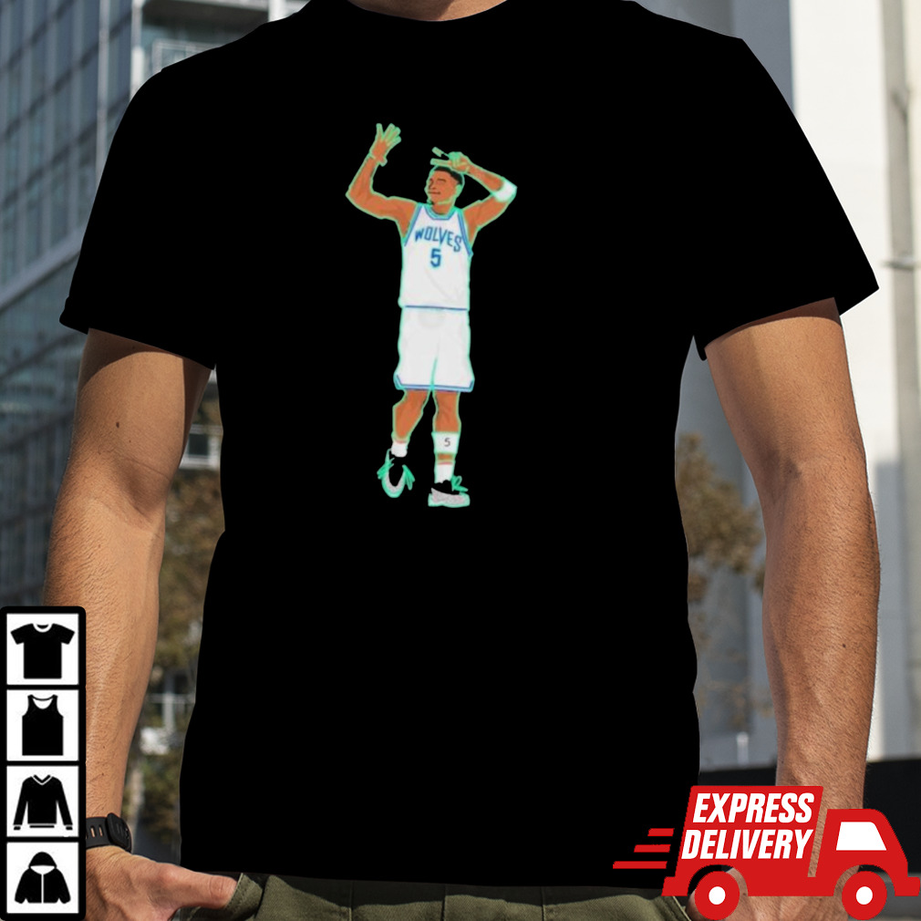 Anthony edwards on game 7 vs denver nuggets celebrations T-Shirt