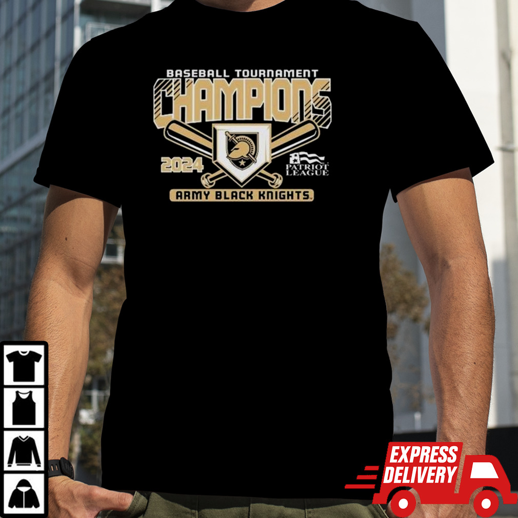 Army Black Knights 2024 Patriot League Baseball Conference Tournament Champions Shirt