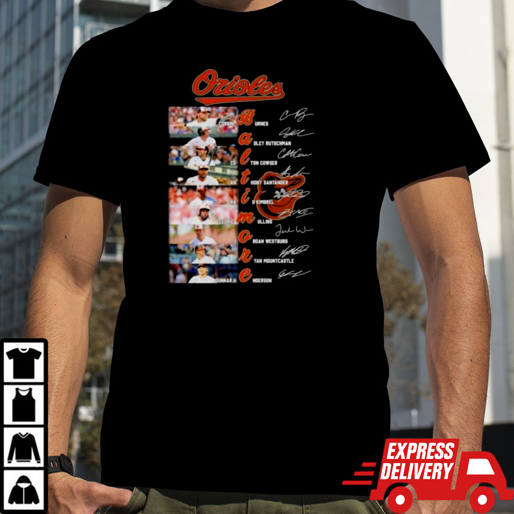 Baltimore Orioles Team Players 2024 Signature Shirt