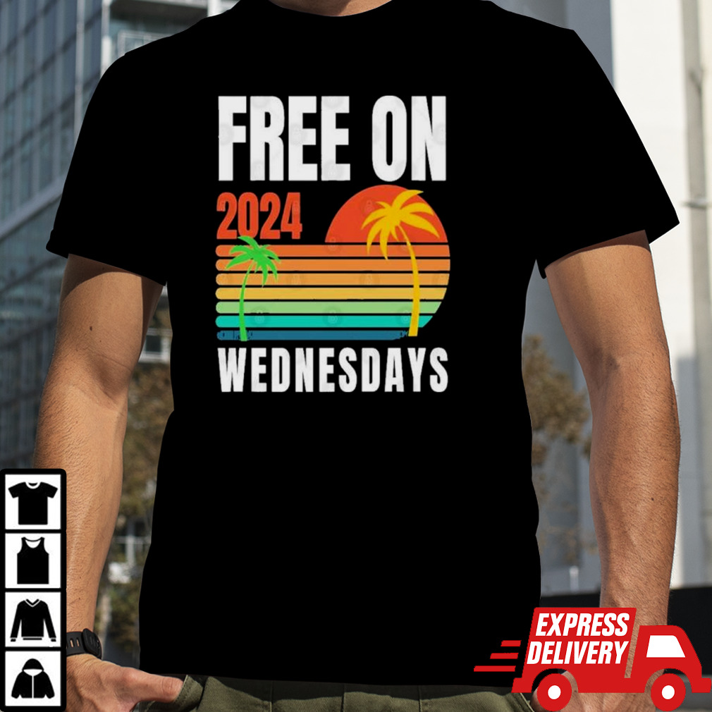 Biden Free on Wednesdays Vintage Retro shirt