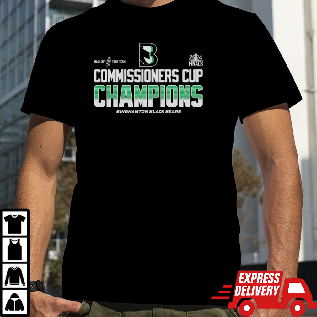 Binghamton Black Bears 2024 Finals Commissioners Cup Champions Shirt