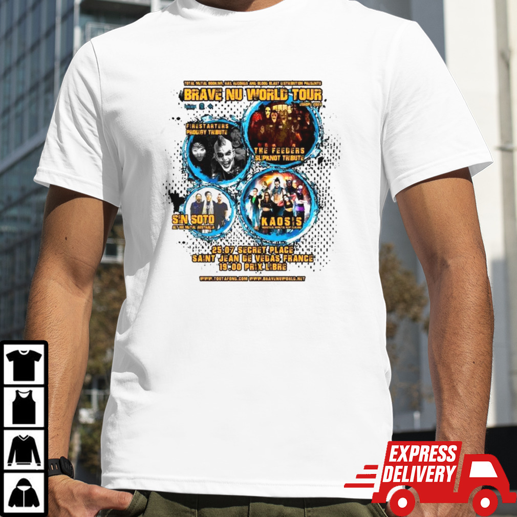 Brave Nu World Tour 2024 T-shirt