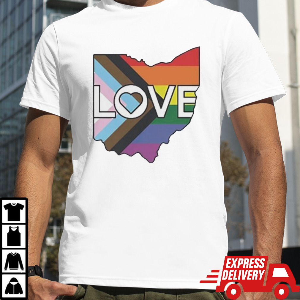 Cleco Ohio Love Progress Pride shirt