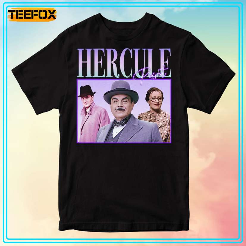 Hercule Poirot Fictional Character T-Shirt