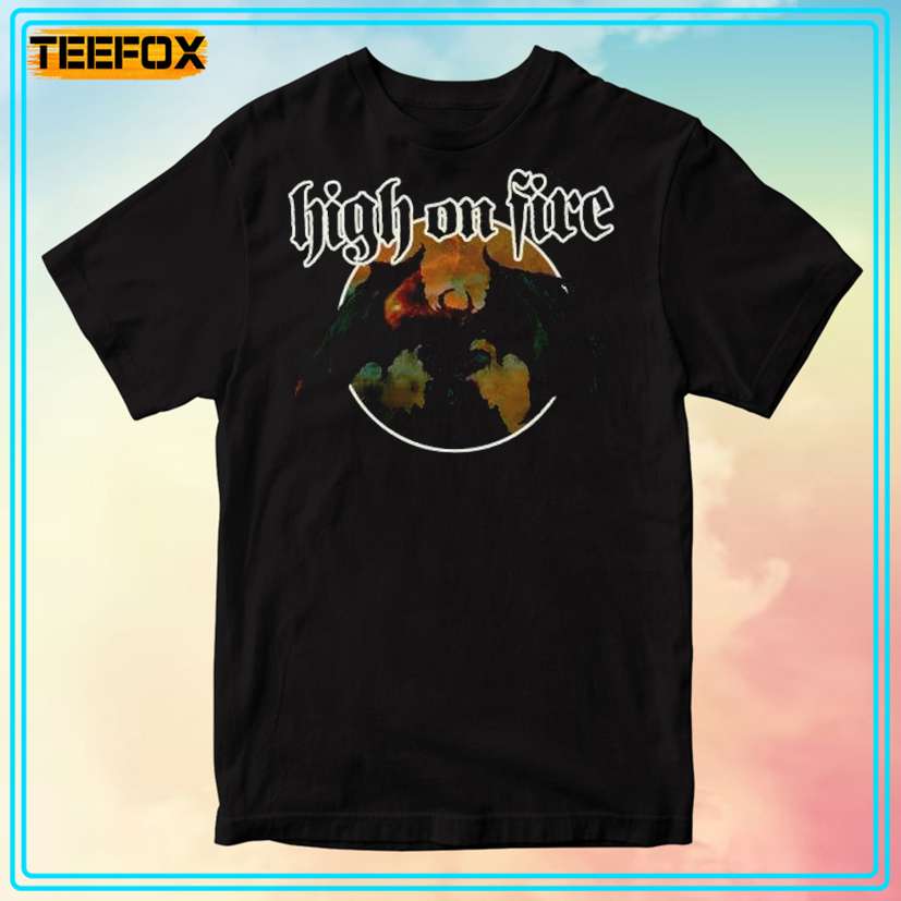 High On Fire - Blessed Black Wings Album 2005 T-Shirt