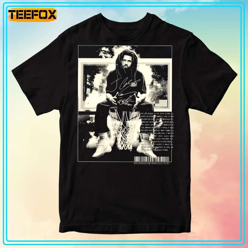 J Cole Rap 90s Retro Style T-Shirt