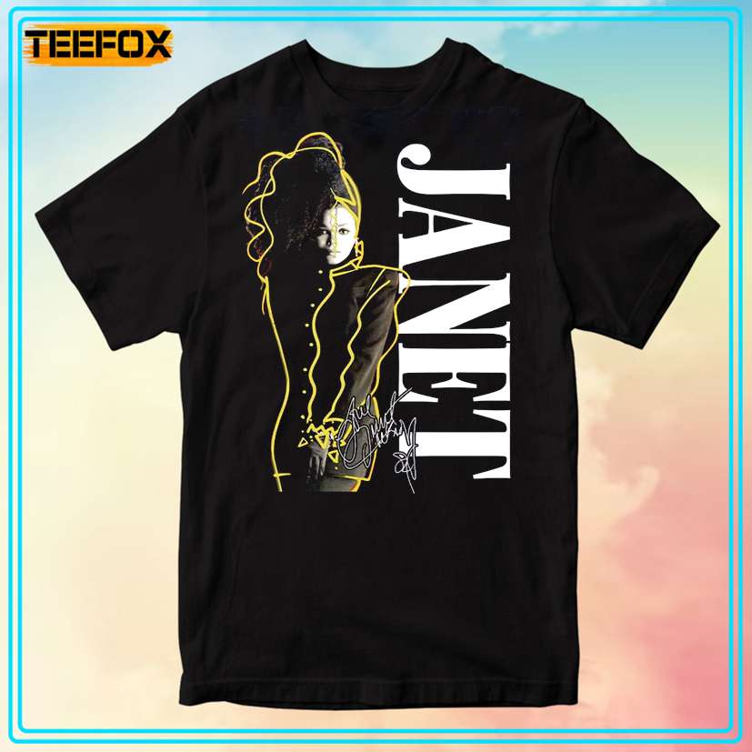 Janet Jackson Music Tour Retro T-Shirt