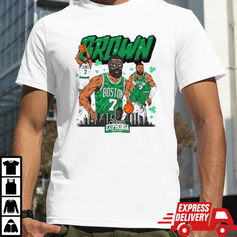 Jaylen Brown Boston Celtics Planet Euphoria Shirt