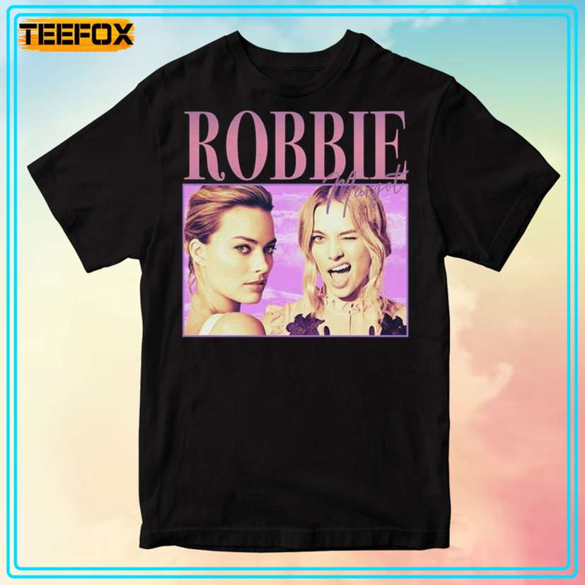 Margot Robbie 90's Retro Style T-Shirt