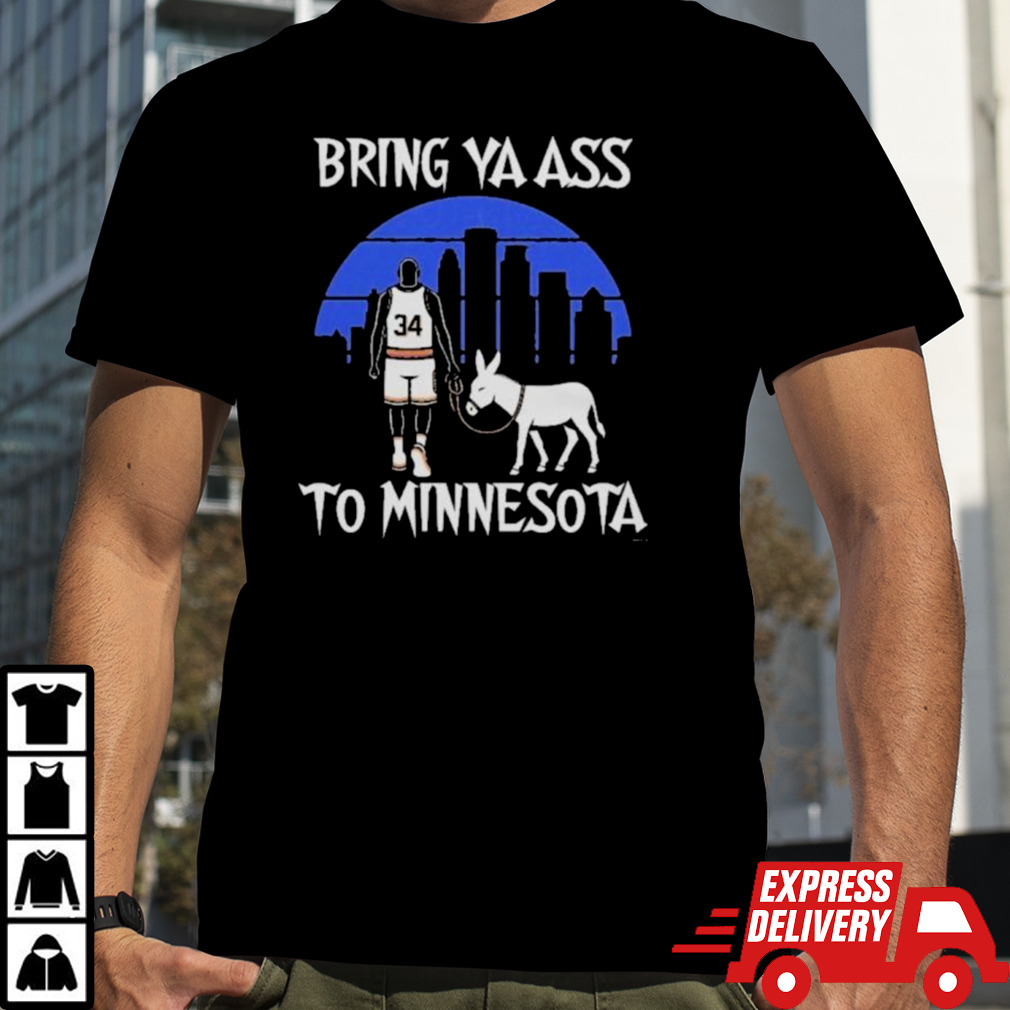 Bring Ya Ass To Minnesota Goat Basketball Vintage Shirt