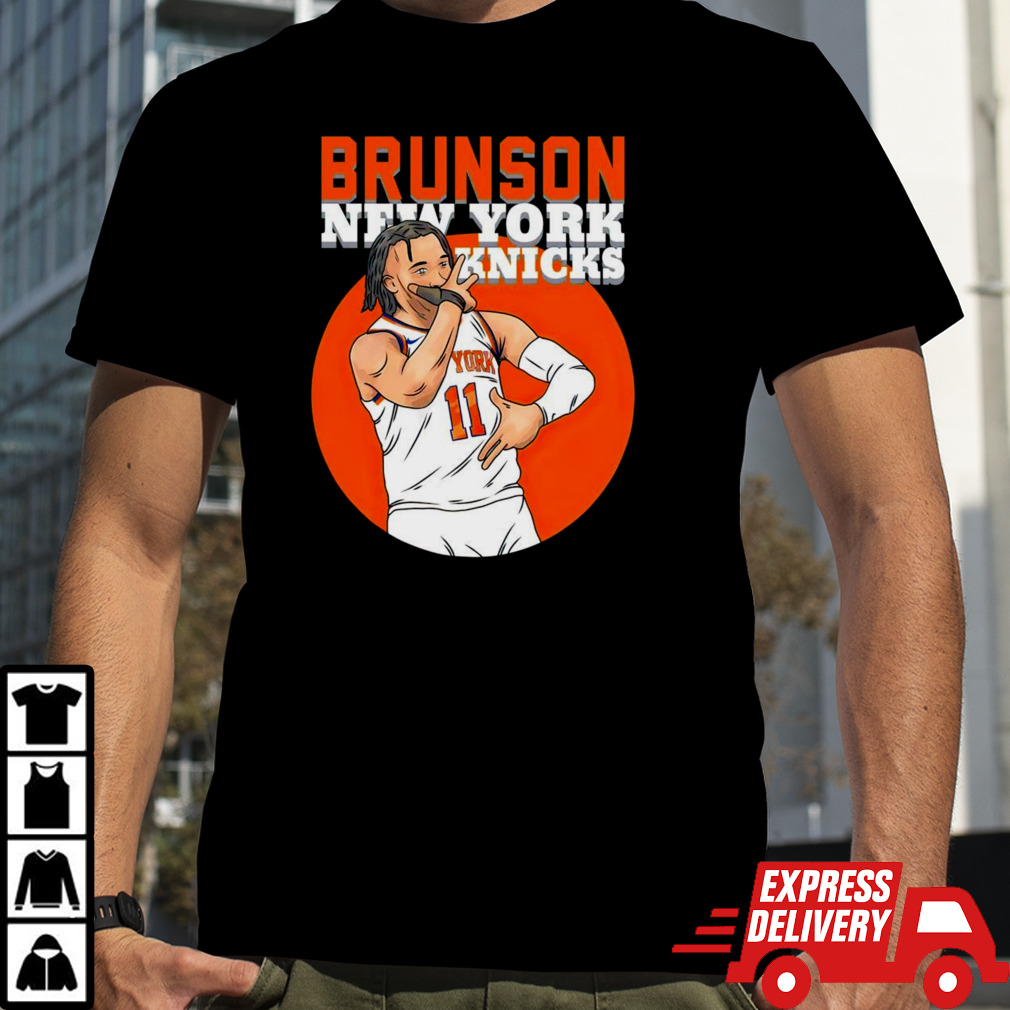 Brunson New York Knicks cartoon shirt