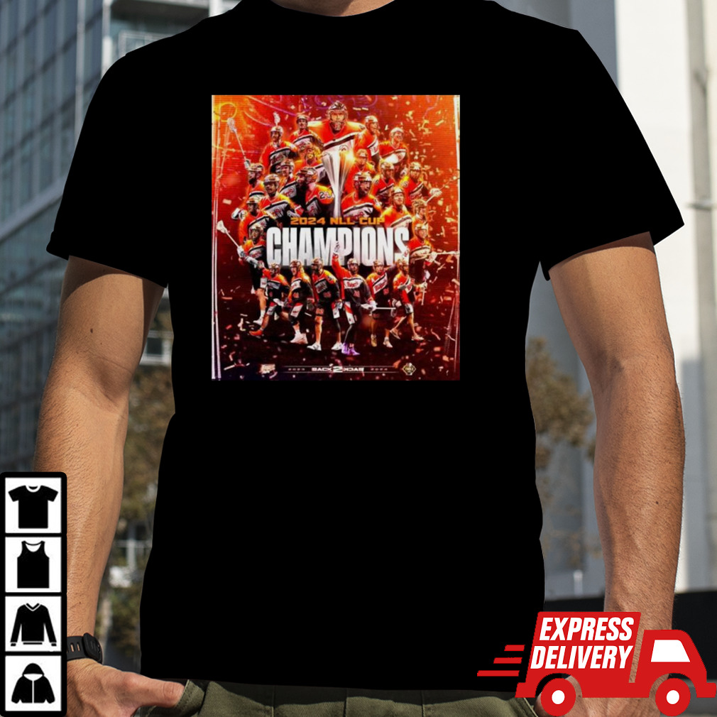 Buffalo Bandits Team 2024 NLL Cup Champions Back 2 Back shirt