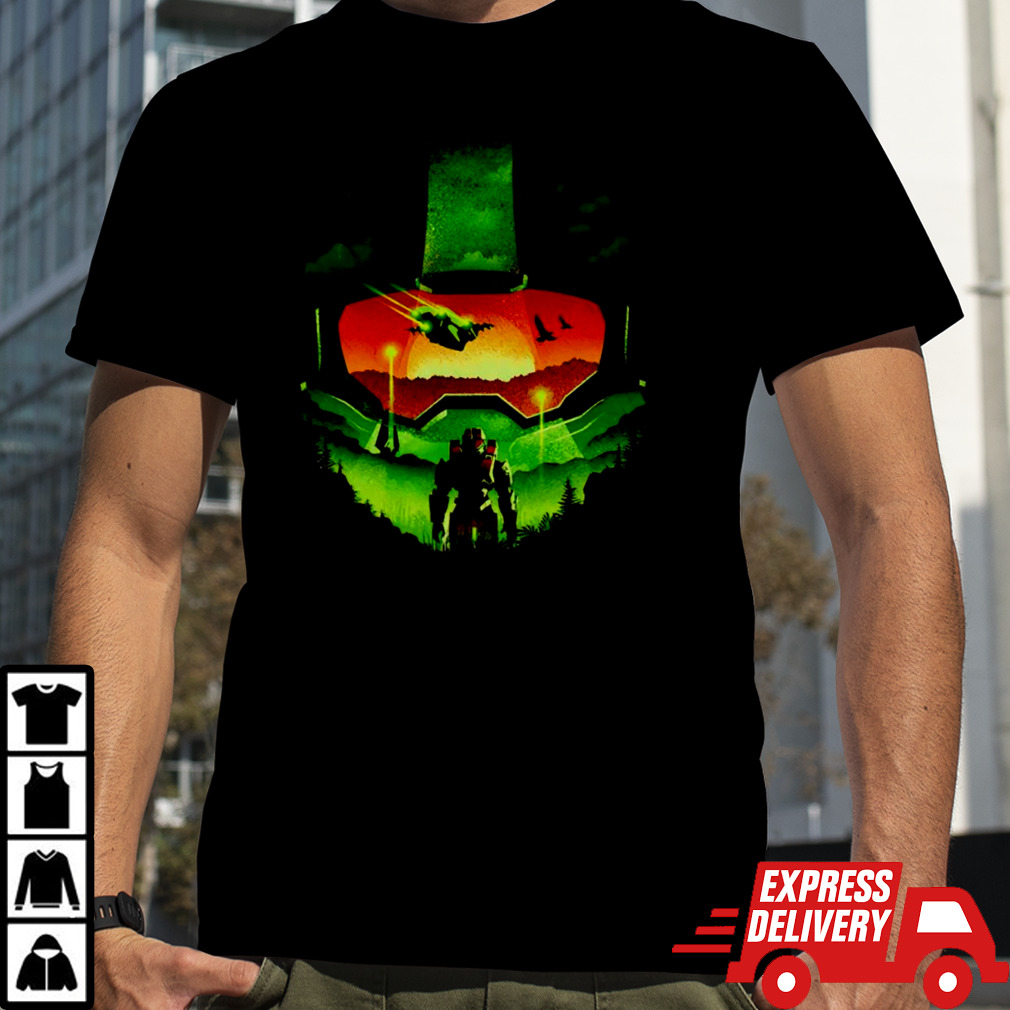 Chief from Halo Infinite Landscape shirt