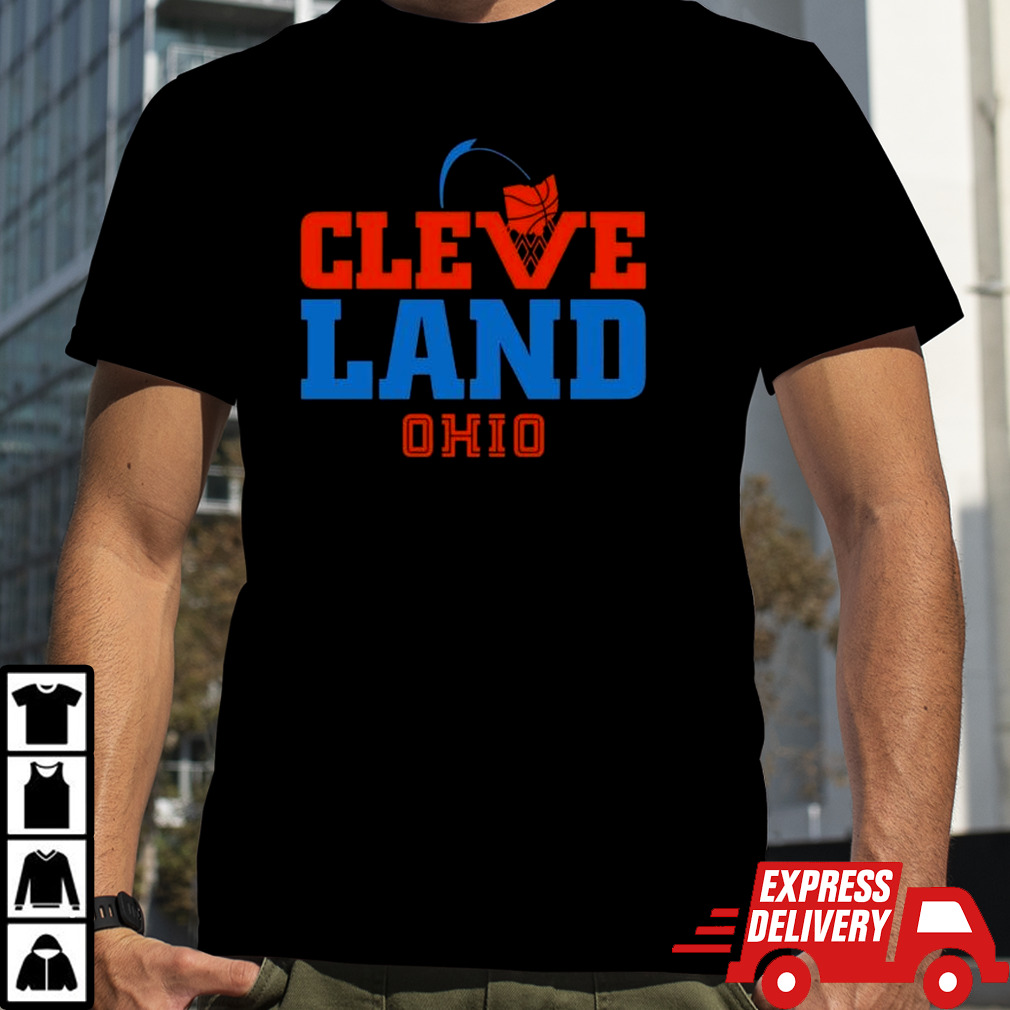 Cleveland Basketball Net Ohio Shirt