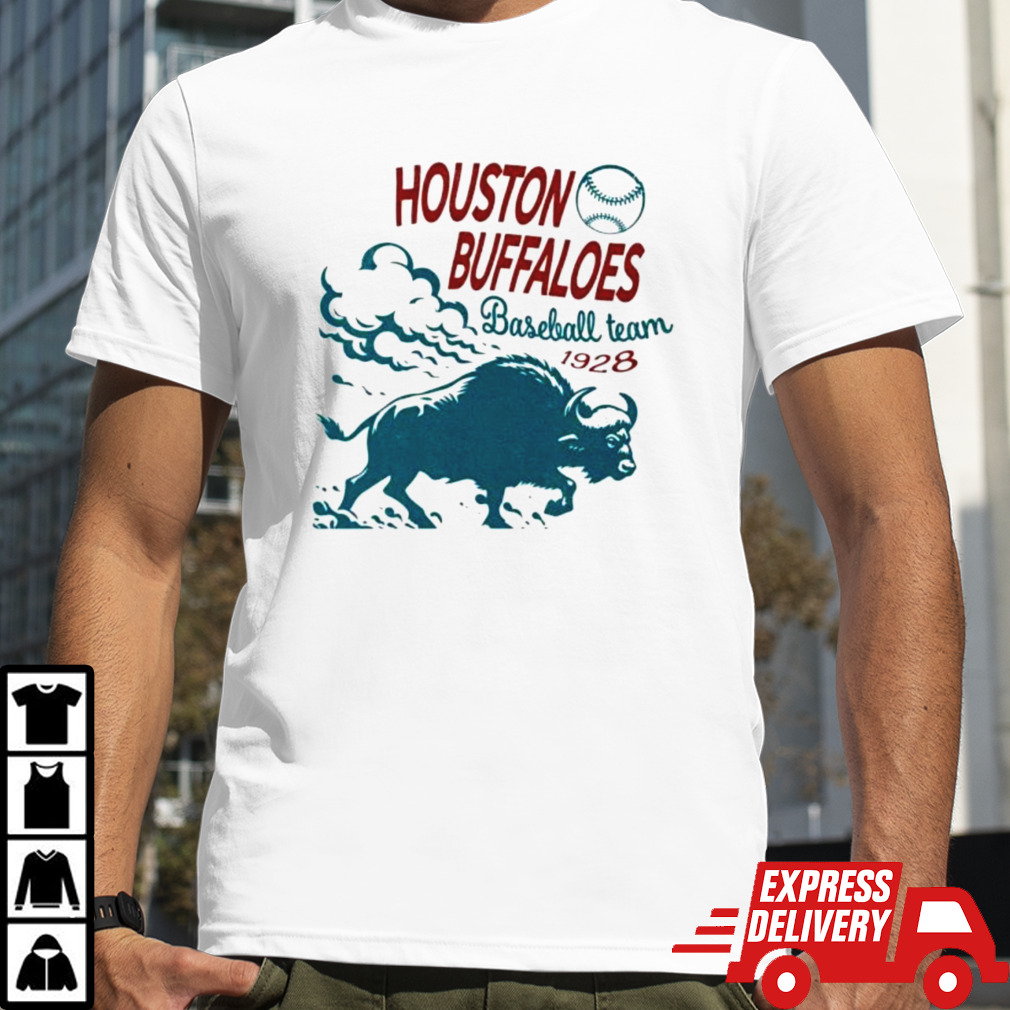 Official Defunct Houston Buffaloes Baseball Team 1928 Shirt