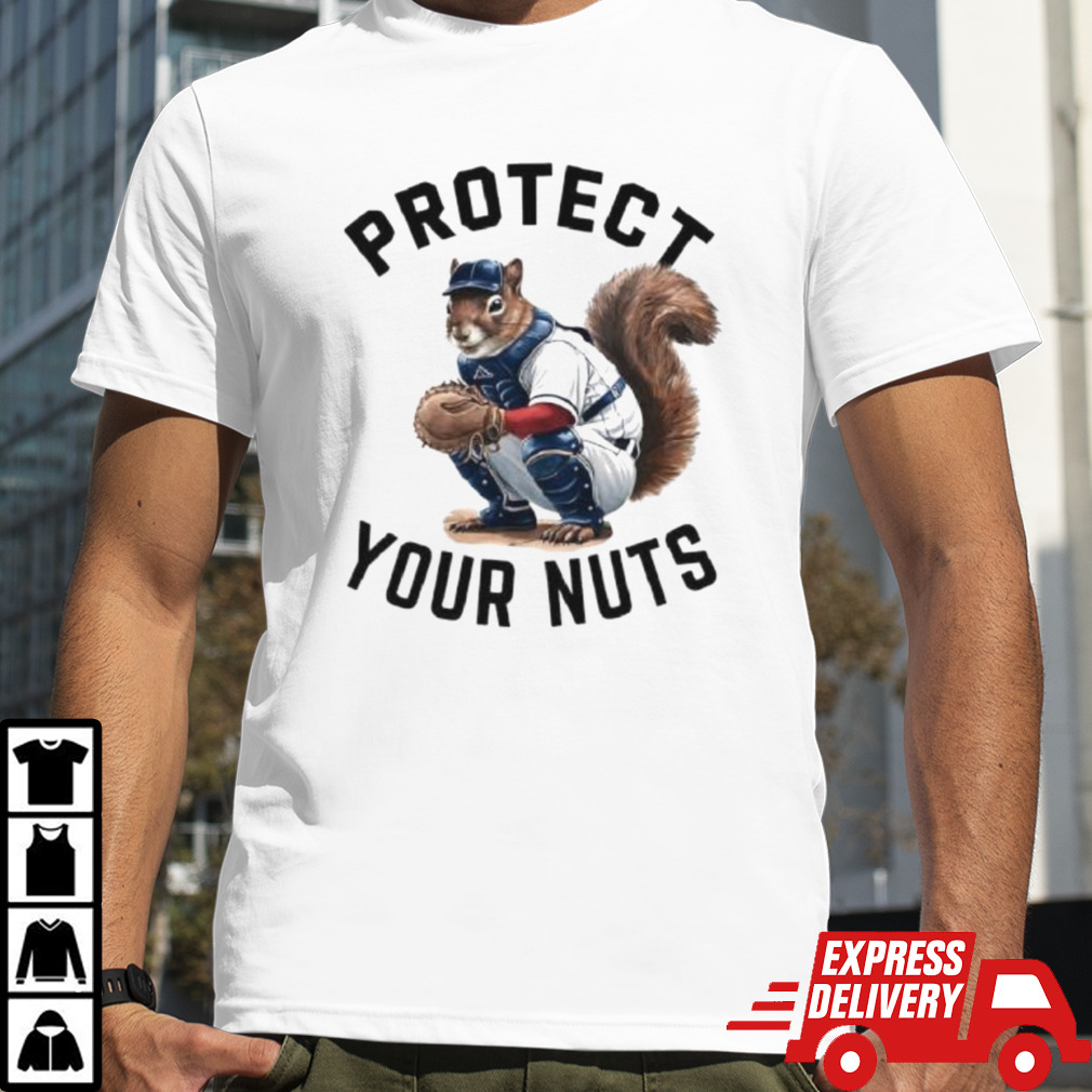 Official Squirrel Catcher Baseball Lover Protect Your Nuts Shirt