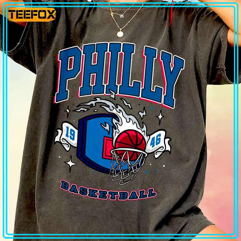 Philadelphia 76ers Basketball 1946 T-Shirt