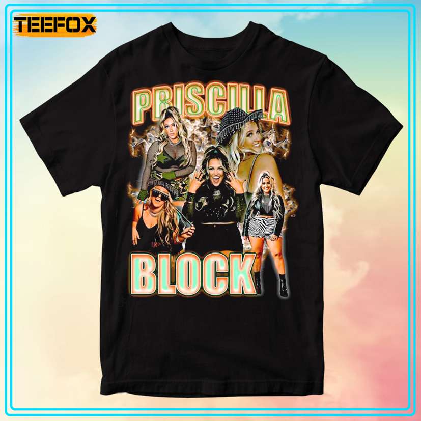 Priscilla Block Music Singer Retro T-Shirt