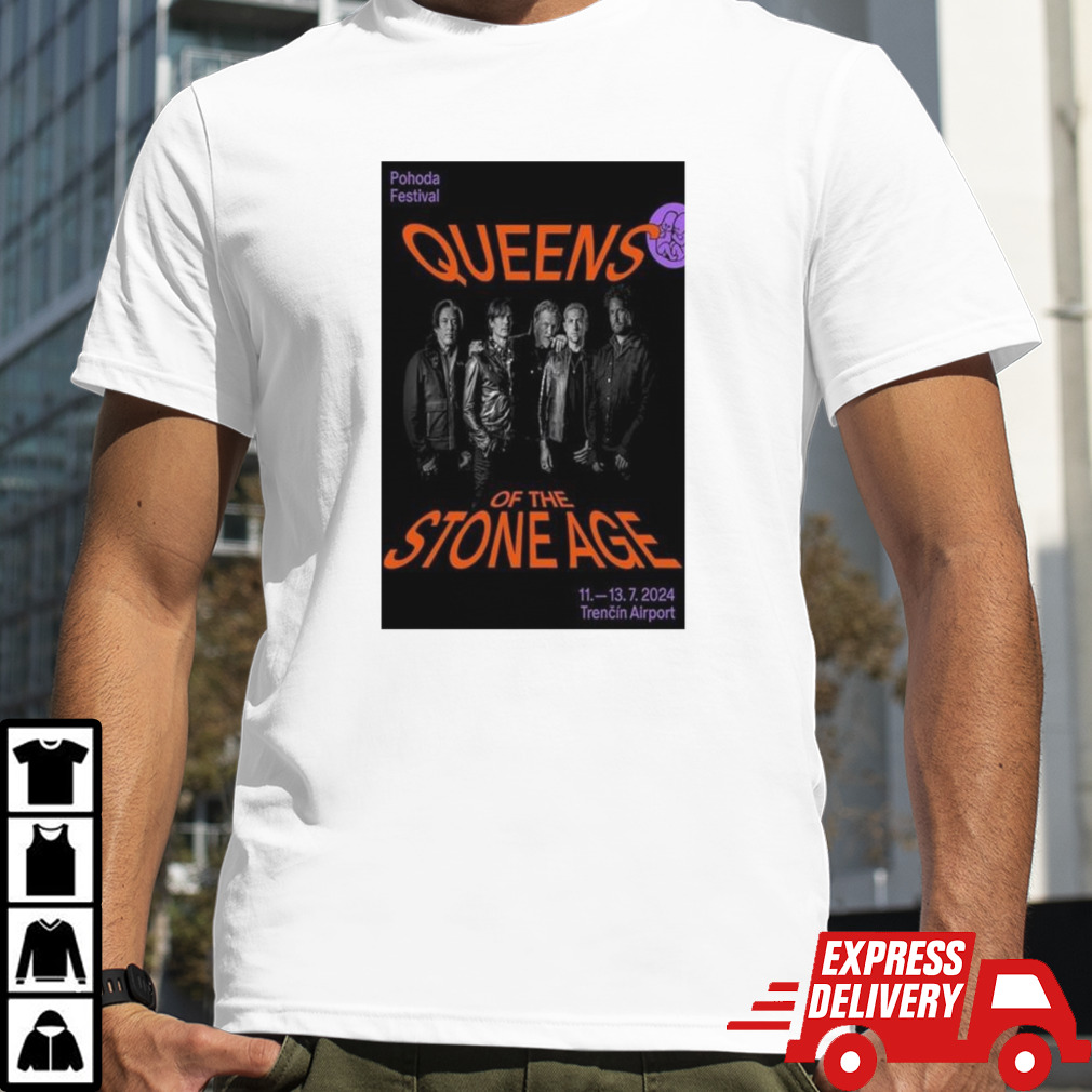 Queens of the Stone Age Pohoda Festival 11-13 July 2024 Trenčín Airport Poster shirt