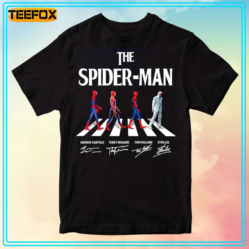 Road to Abbey The Spider-man T-Shirt