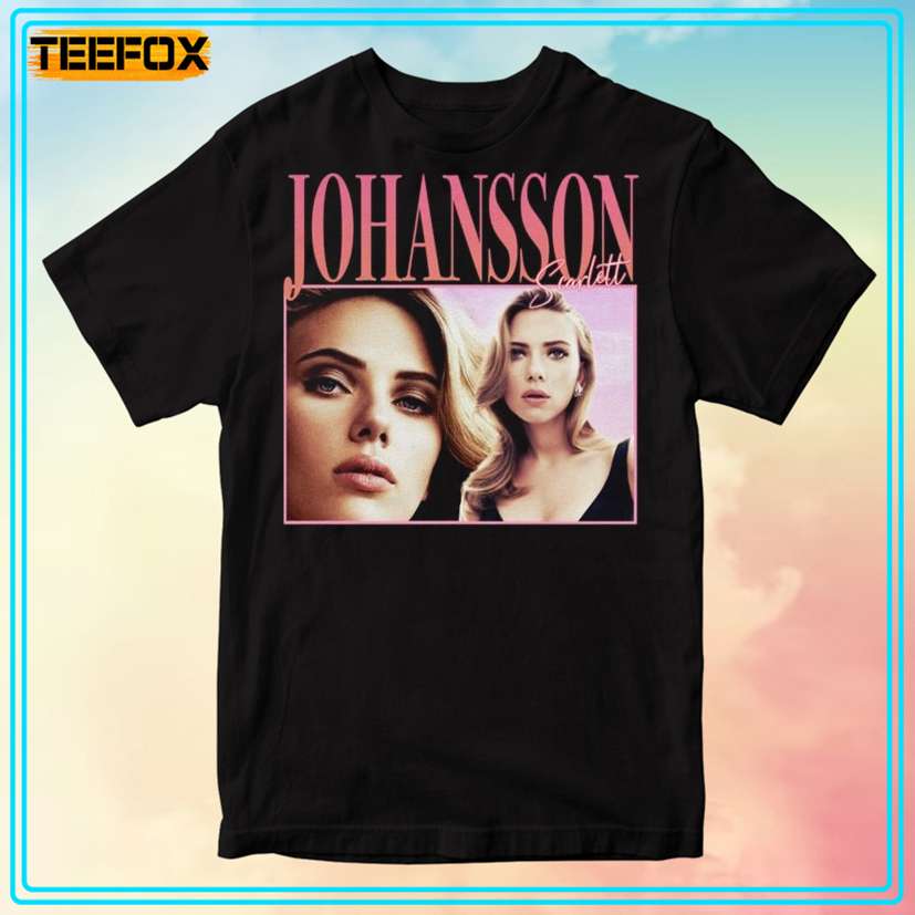 Scarlett Johansson 90's Retro Style T-Shirt