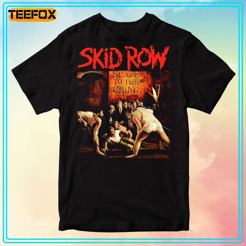 Skid Row Slave to the Grind 1991 T-Shirt