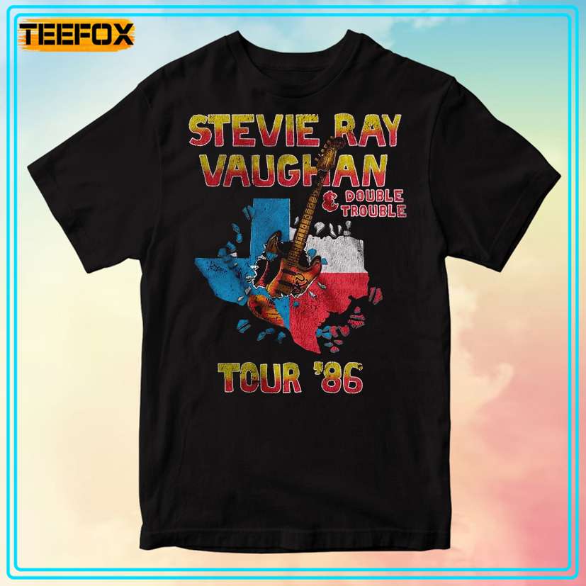 Stevie Ray Vaughan Tour 1986 Unisex T-Shirt