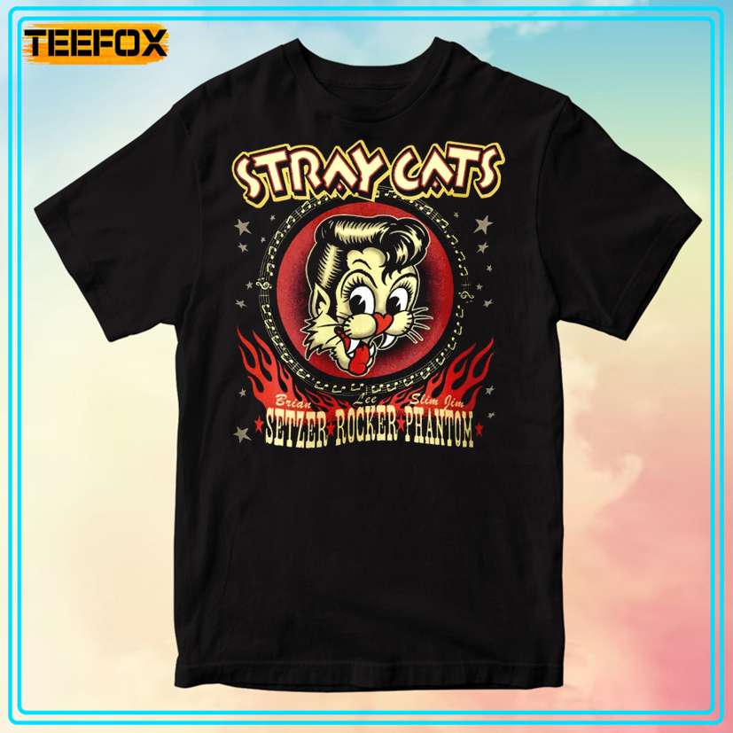 Stray Cats Rockabilly Band T-Shirt