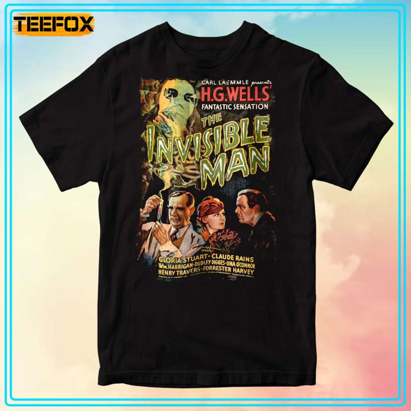 The Invisible Man Horror Movie T-Shirt