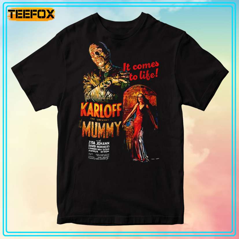 The Mummy Karloff 1932 Movie T-Shirt