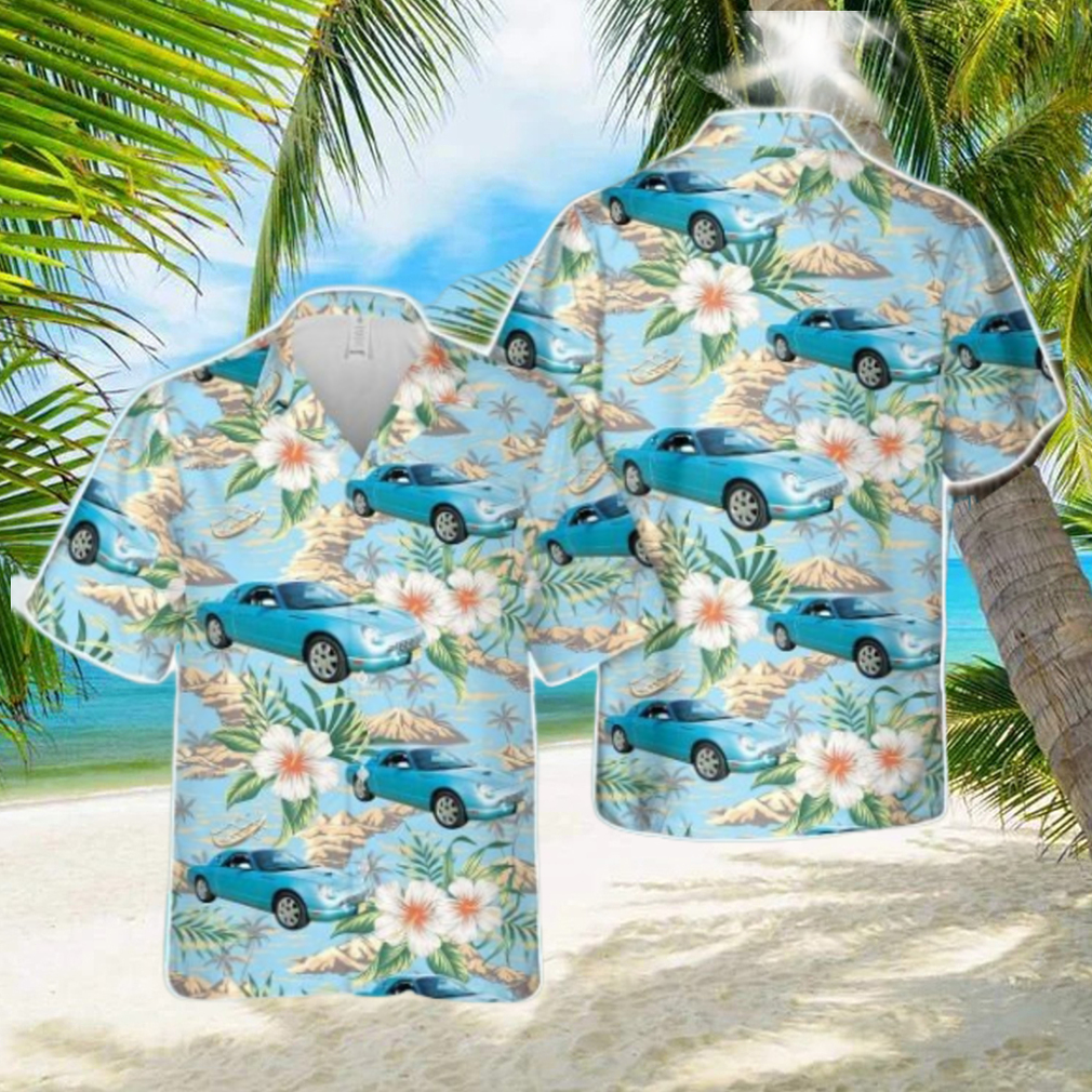 2002 Ford Thunderbird Convertible Hawaiian Shirt Summer Holiday Gift