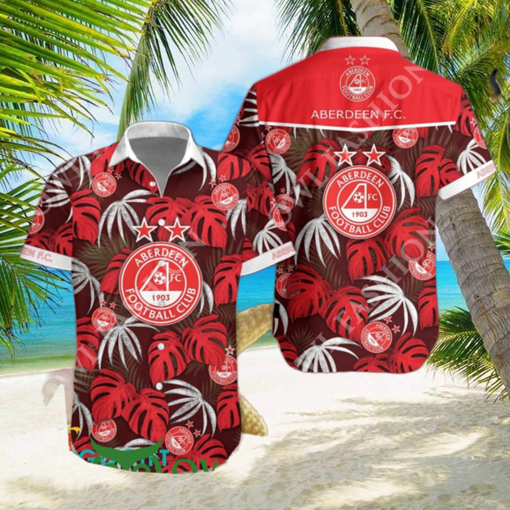 Aberdeen F.C. Scottish Football Champion Limited Hawaiian Shirt