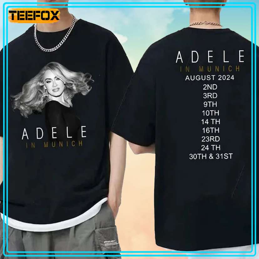 Adele In Munich Concert Tour 2024 T-Shirt