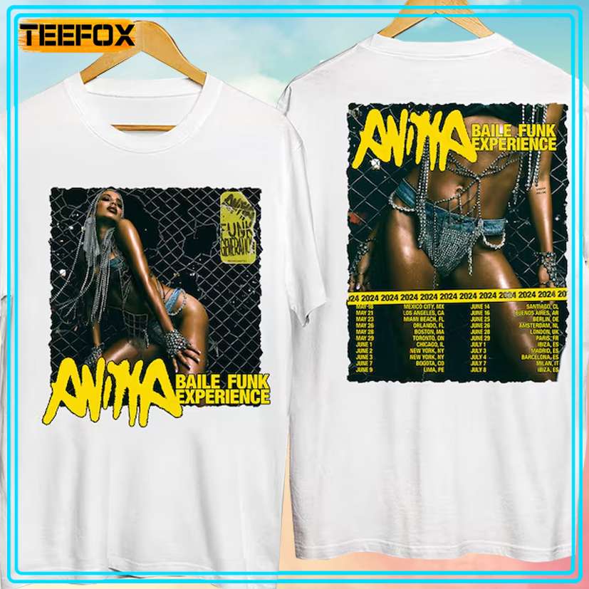 Anitta Baile Funk Experience Tour 2024 Unisex T-Shirt