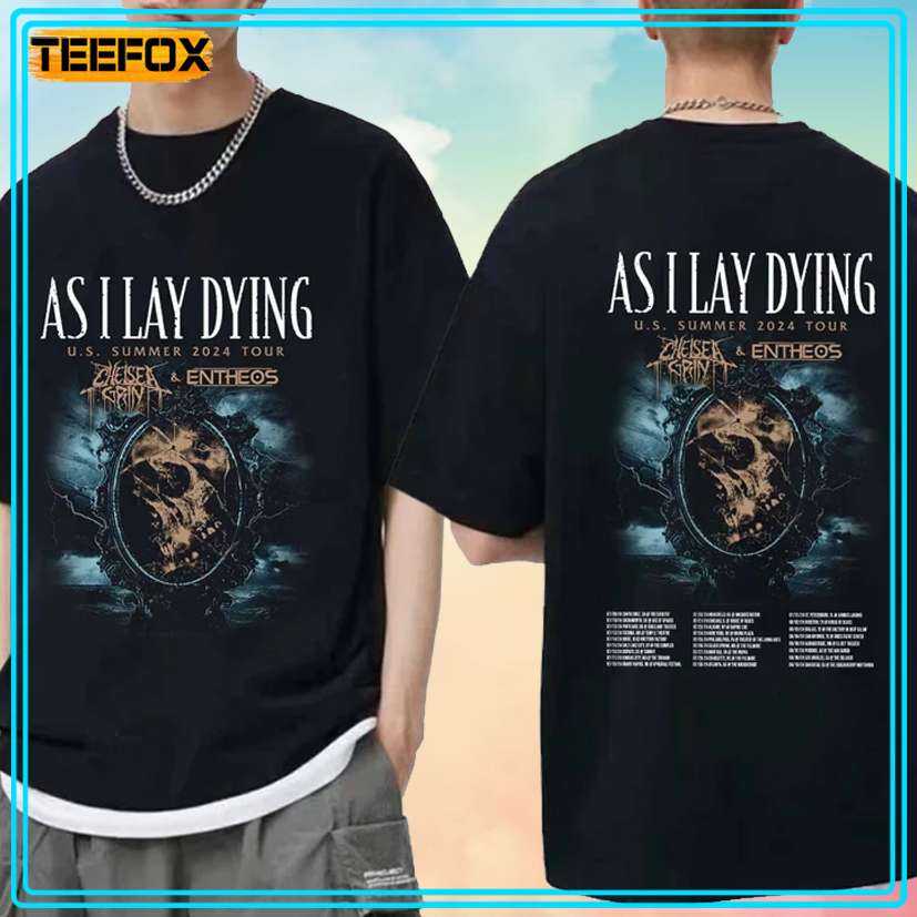 As I Lay Dying US Summer Tour 2024 Band Unisex T-Shirt