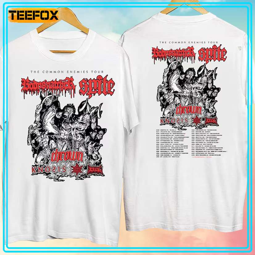 Bodysnatcher and Spite The Common Enemies Tour 2024 Concert T-Shirt