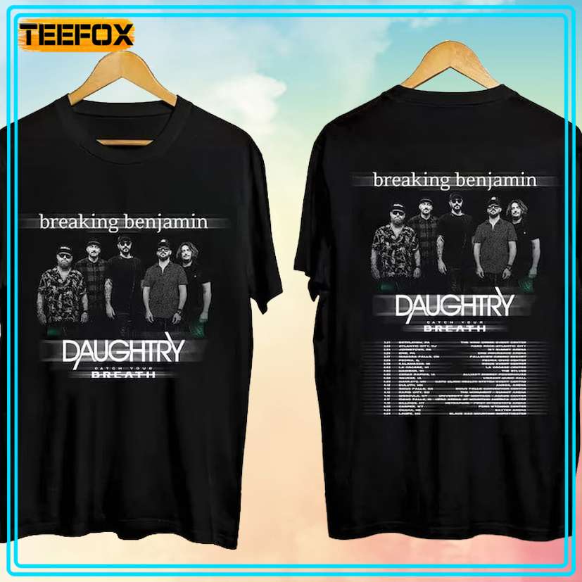 Breaking Benjamin Daughtry US Tour 2024 T-Shirt