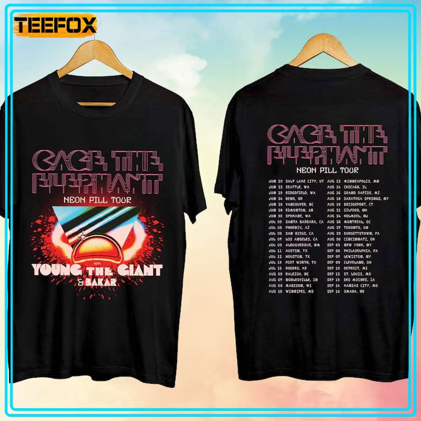 Cage the Elephant - Neon Pill Tour 2024 Unisex T-Shirt