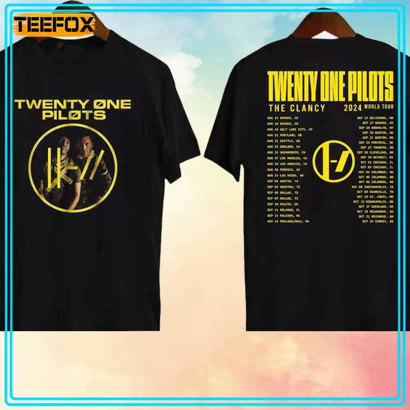 Clancy Tour Twenty One Pilots 2024 T-Shirt